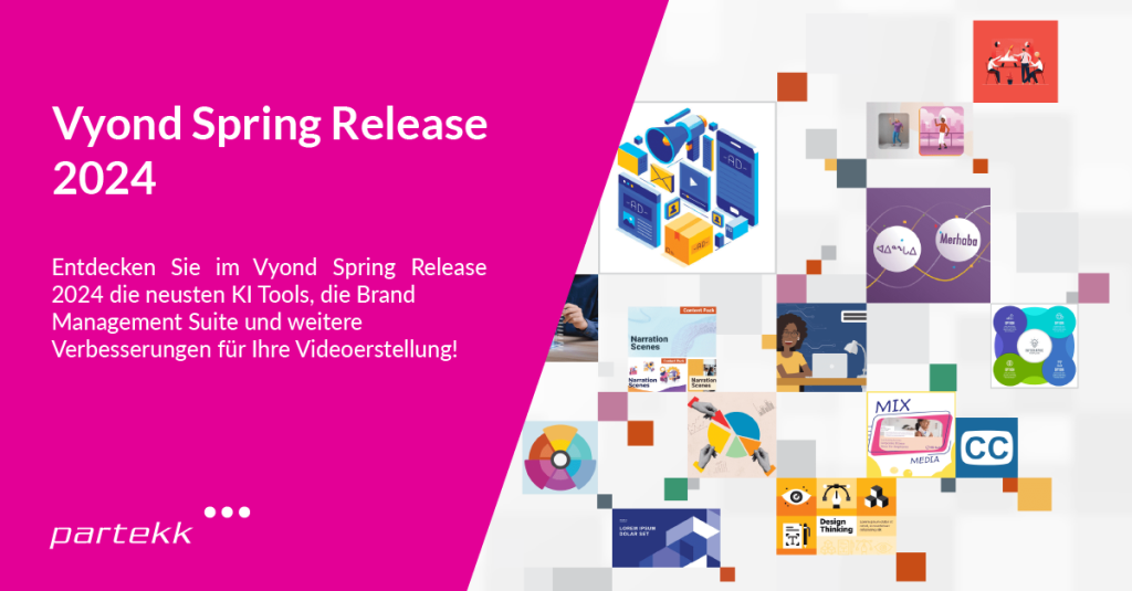 Entdecken Sie im Vyond Spring Release 2024 die neusten KI Tools, die Brand Management Suite und weitere Verbesserungen für Ihre Videoerstellung!