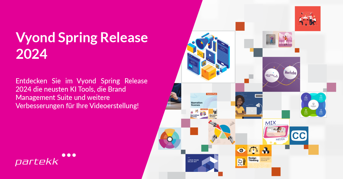 Entdecken Sie im Vyond Spring Release 2024 die neusten KI Tools, die Brand Management Suite und weitere Verbesserungen für Ihre Videoerstellung!